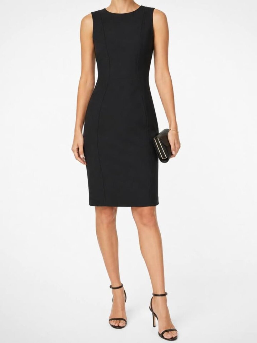 Calvin Klein Little Black Corpcore Semi Formal Elegant Sleeveless Dress [size 2]